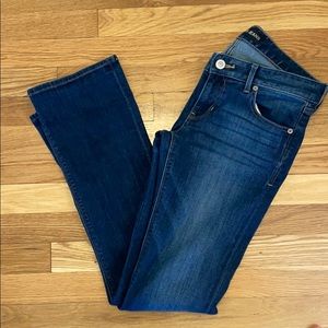 Express Low Rise Barely Boot Jeans